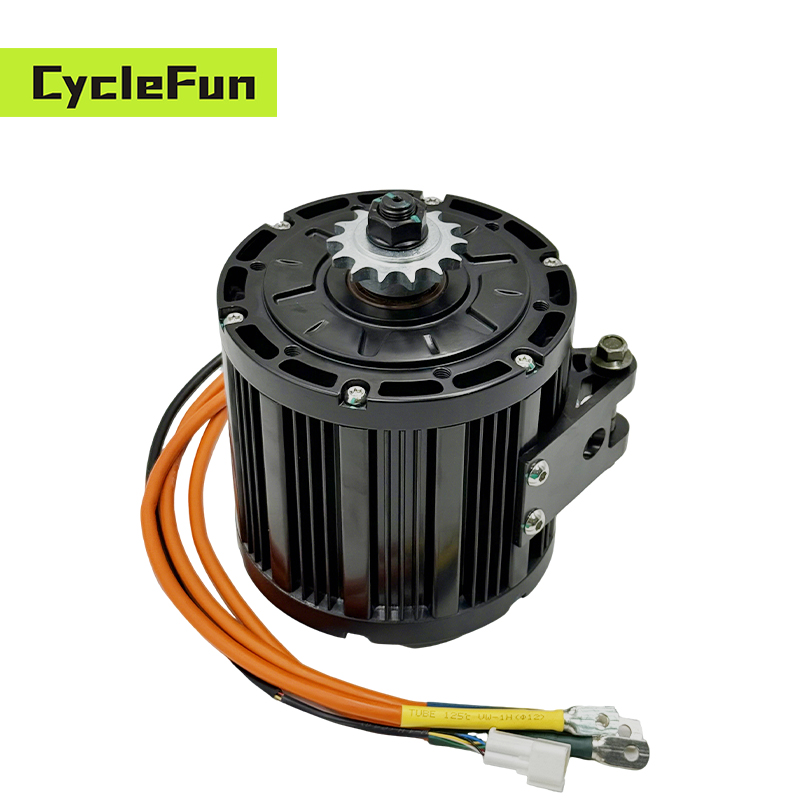 Electric Motorcycle Conversion Kit 72V - QS138 90Hミッドドライブモーター定格4KWピーク13KW 72V 110KPHホールタイプ電動バイクEスクーター変換キット用