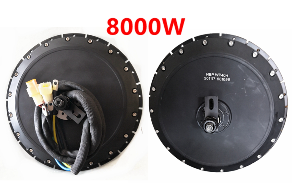 Qs273 Hub Motor 8000W 72V - US Stock QS273 40Hピーク8000W電動自転車ハブモーター、モータードロップアウト幅150mm V3 100KPH