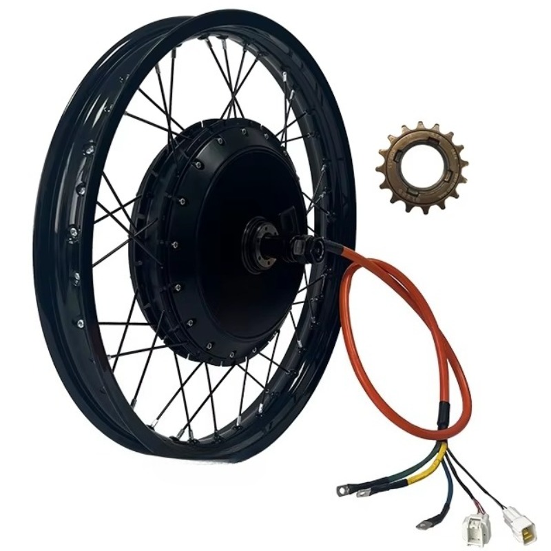 Qs273 Hub Motor 8000W 72V - 高速型QS273 8KW 3T/3.5T/4T/5Tハブモーター 17/18/19/21インチ電動バイクコンバージョンキット 72V 8000W