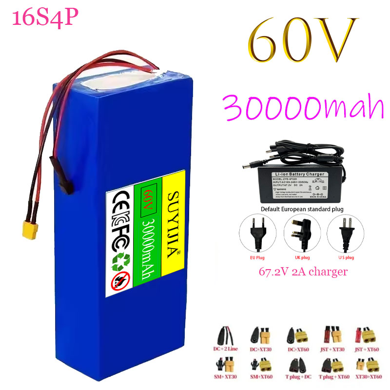 60V 30Ah Electric Scooter Battery - リチウムイオンバッテリー 60V 100Ah 16s4p、電動バッテリー 60V 100000mAh