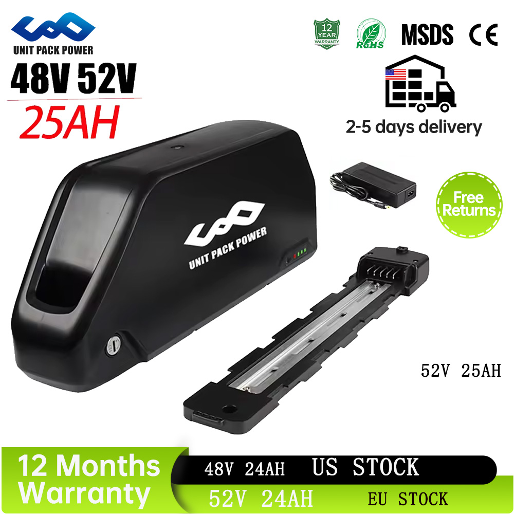 60V 30Ah Electric Scooter Battery - 52V 25AH ダウンチューブ型電動自転車バッテリー Polly 21700 48V