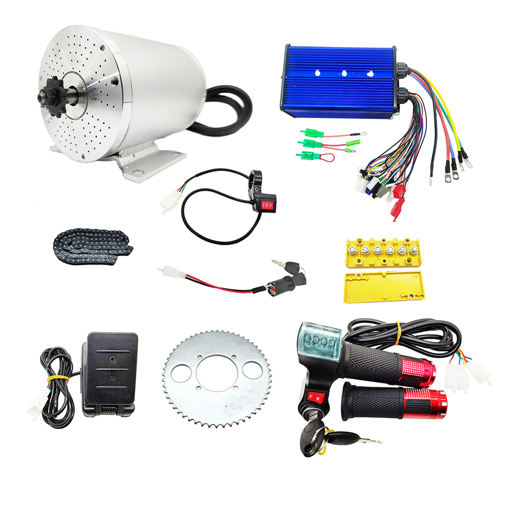 電動ブラシレスDCモーターキット ミッドドライブモーター 電 - Mid Drive Motor Kit 72V 3000W のレビューと価格