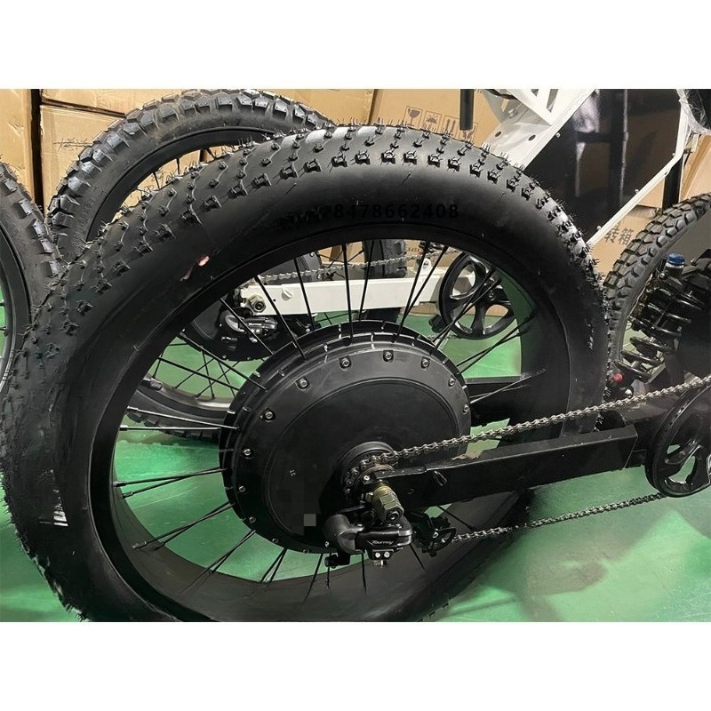 26インチ4.0ファットタイヤQS273モーター72v 80 - Electric Motorcycle Conversion Kit 72V のレビューと価格