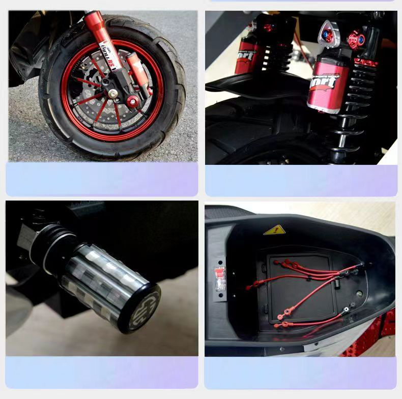 Tc新型電動バイクホイールキット電動スクーター大人用高速電動 - 72V 5000W Electric Motorcycle のレビューと価格