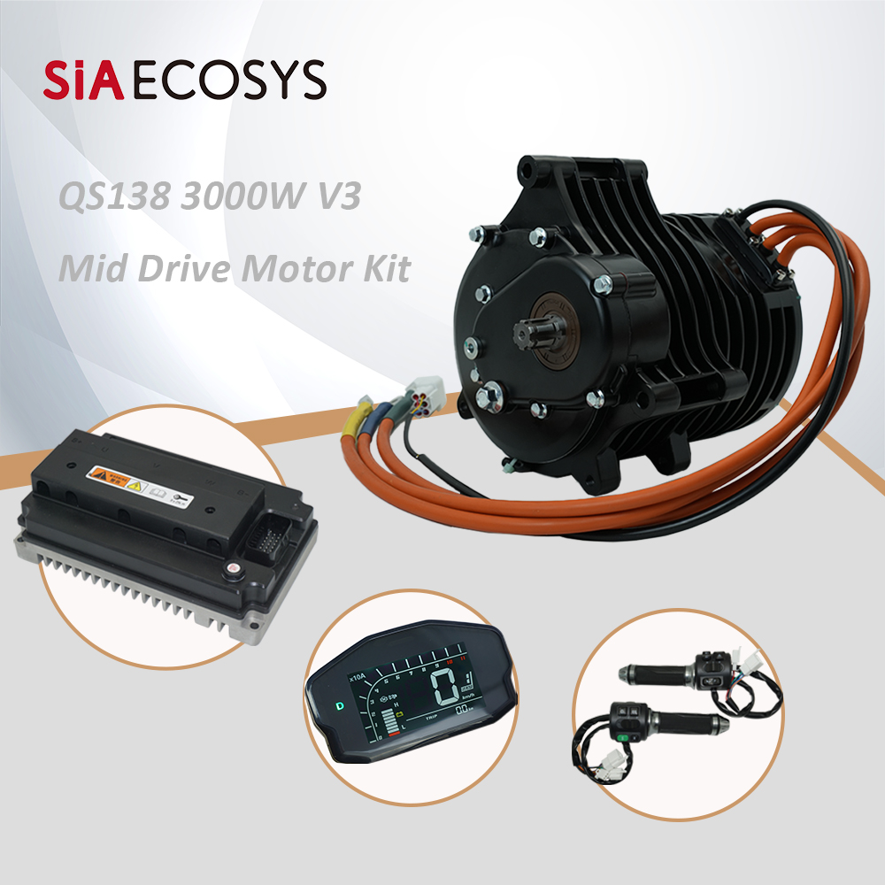 QSMotor QS138 3000 ワット V3 70H  - Mid Drive Motor Kit 72V 3000W のレビューと価格