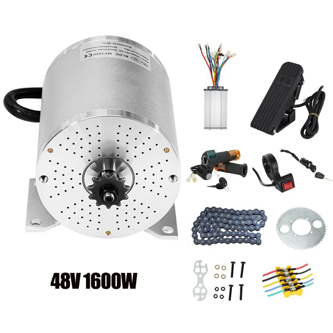 電動バイクカートモーターキット DIY MY1020 160 - Electric Motorcycle Conversion Kit 72V のレビューと価格
